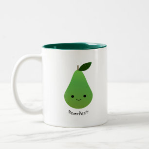 Tasse 2 Couleurs Porte de Pearfect mignonne et drôle