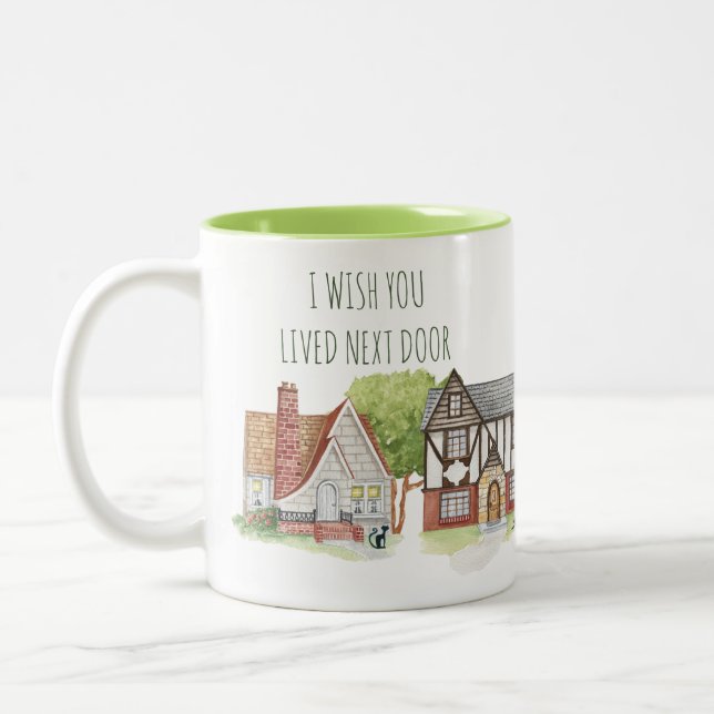 Tasse 2 Couleurs Porte voisine (Gauche)
