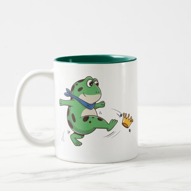 Tasse 2 Couleurs Portland Frog Protest Anti ICE  (Gauche)