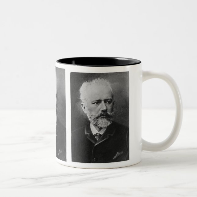 Tasse 2 Couleurs Portrait de photo de Tchaikovsky (Droit)