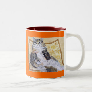 Tasse 2 Couleurs Portrait de ragondin du Maine
