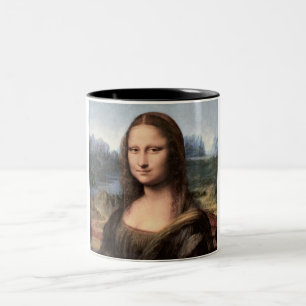Tasse 2 Couleurs Portrait/peinture de Mona Lisa