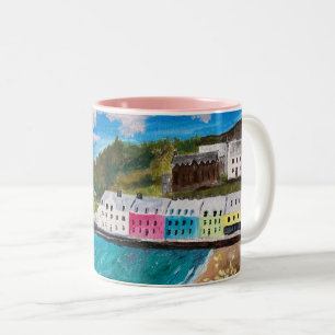 Tasse 2 Couleurs Portree Isle of Skye Scotland 