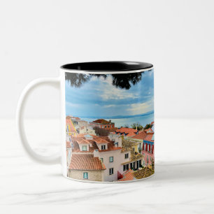Tasse 2 Couleurs Portugal Coffee Mug, Lisbonne Photographie,