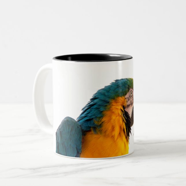Tasse 2 Couleurs Post-it Notes perroquet (Devant gauche)