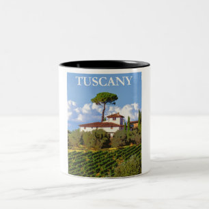 Tasse 2 Couleurs Poster de Tuscany Italy