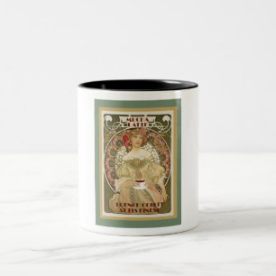 Tasse 2 Couleurs Poster vintage de café