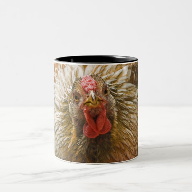 Tasse 2 Couleurs Poule D'or-Lacée de Wyandotte (Centre)
