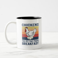 poule l'animal qui fait le petit-déjeuner