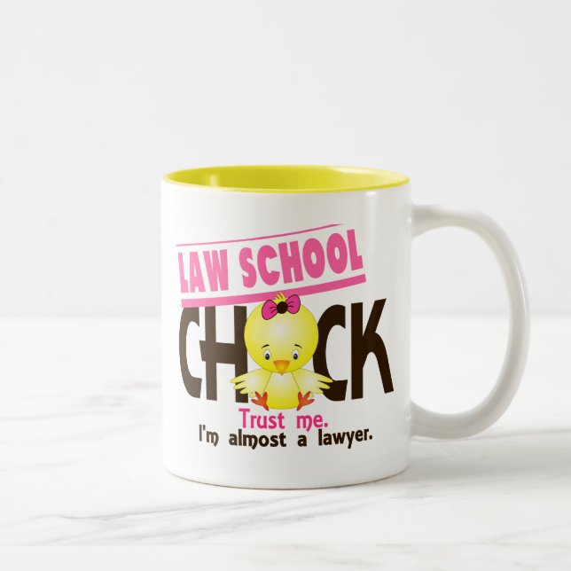 Tasse 2 Couleurs Poussin 3 d'école de droit (Droit)