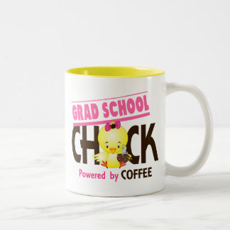 Tasse 2 Couleurs Poussin 4 d'école de diplômé