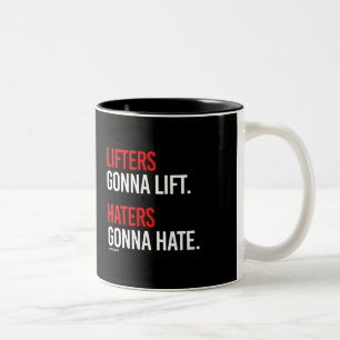 Tasse 2 Couleurs Poussoirs allant soulever - haineux allant