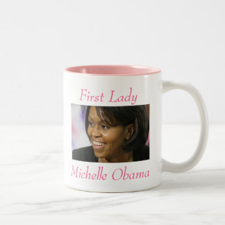 Tasse 2 Couleurs Première Madame Michelle Obama - customisée
