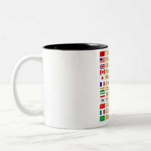 Tasse 2 Couleurs Premières femmes astronautes du monde entier