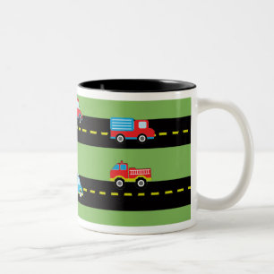 Tasse 2 Couleurs Premières voitures d'anniversaire