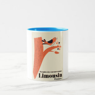 Tasse 2 Couleurs Prendre des vacances pour Limousin France .