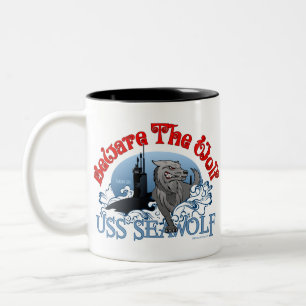 Tasse 2 Couleurs Prenez garde du loup ! USS Seawolf