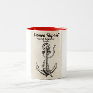 Tasse 2 Couleurs Prince Rupert (Colombie-Britannique) Affiche marin
