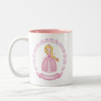 Princesse rose mignon personnalisée