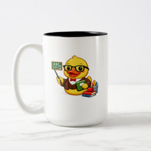 Tasse 2 Couleurs Professeur Canard en Caoutchouc