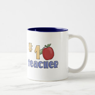 Tasse 2 Couleurs Professeur du numéro un