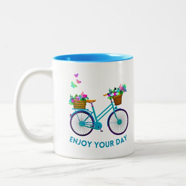 Tasse 2 Couleurs Profitez de votre Musique de jour (Gauche)