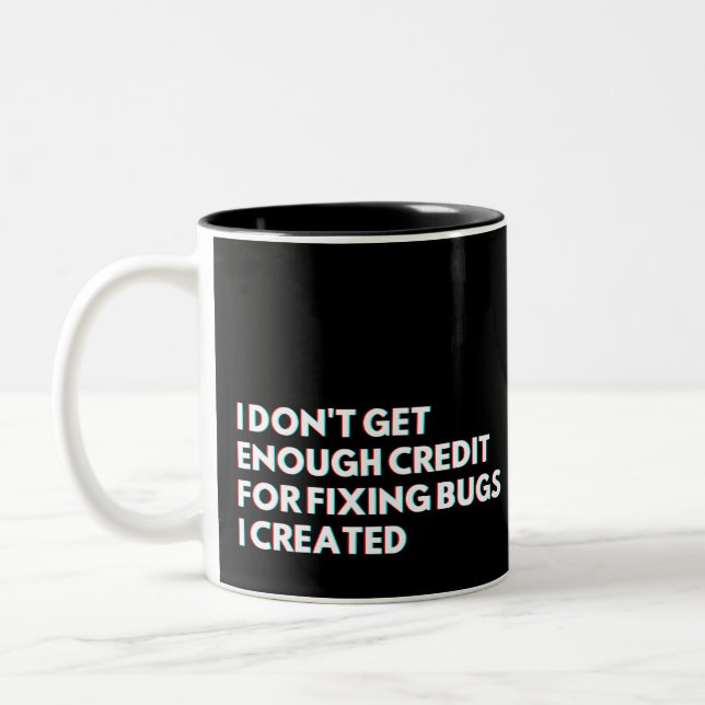 Tasse 2 Couleurs Programmeurs et développeurs Citation drôle de cod (Gauche)