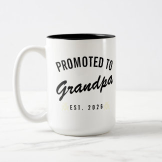 Tasse 2 Couleurs Promu Grand-Père dès 2026