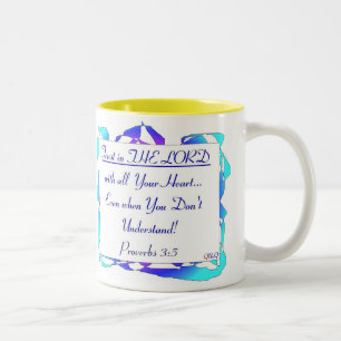 Tasse 2 Couleurs Proverbes 3,5/doubles côtés