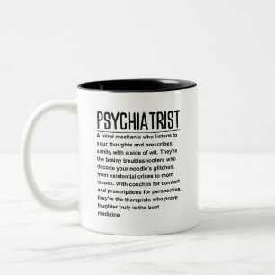 Tasse 2 Couleurs Psychiatre