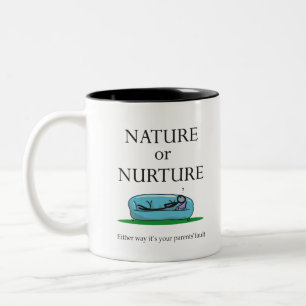 Tasse 2 Couleurs Psychologie amusante Nature ou cultiver la faute d