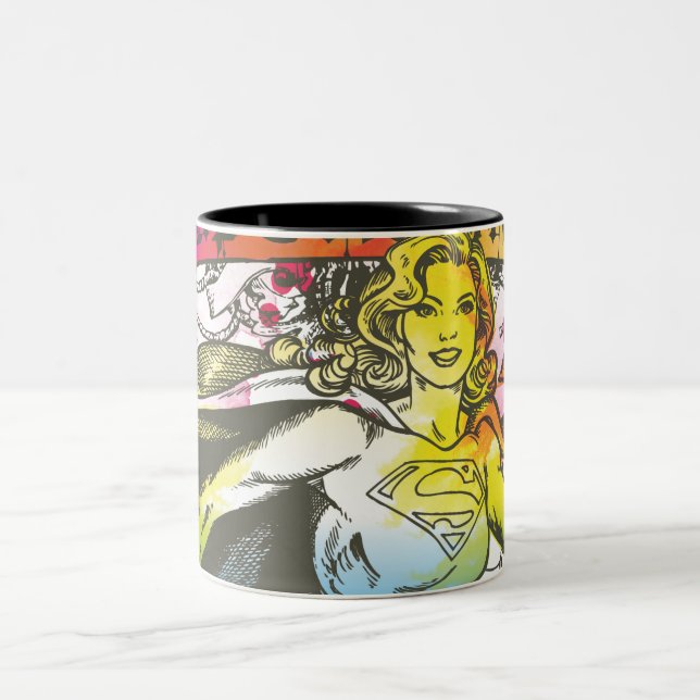 Tasse 2 Couleurs Puissance superfille (Centre)