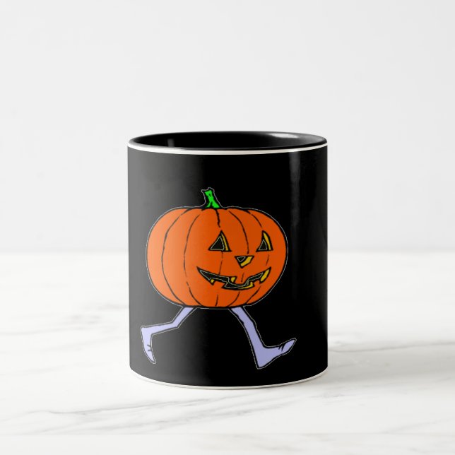 Tasse 2 Couleurs Pumkin effrayant (Centre)
