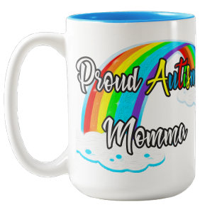 Tasse 2 Couleurs Puzzles Fiers de Momma Autisme