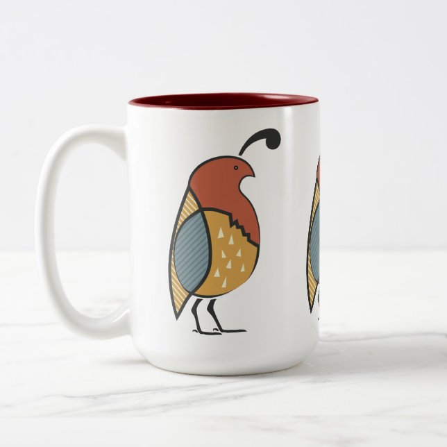 Tasse 2 Couleurs Qail (Gauche)