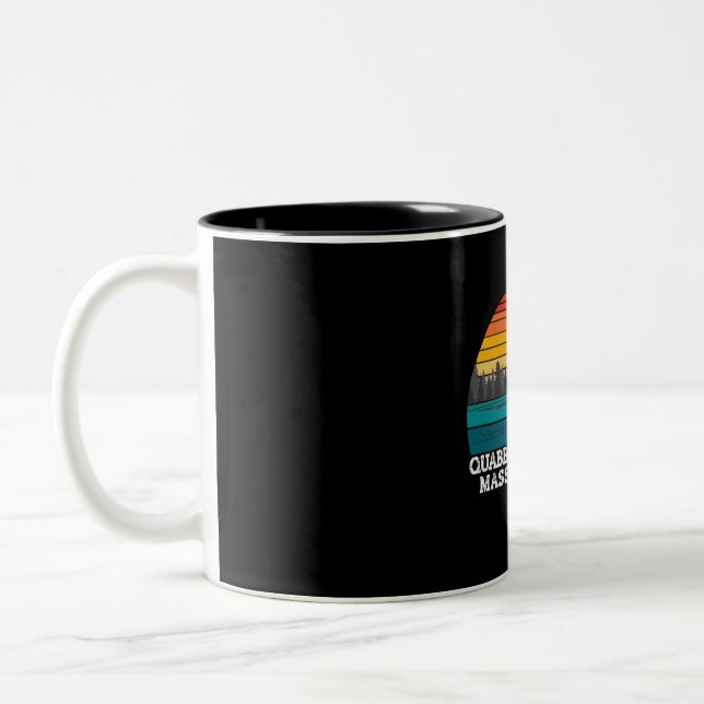 Tasse 2 Couleurs Quabbin Reservoir Massachusetts (Gauche)