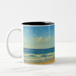 Tasse 2 Couleurs Quai de Manhattan avec toit rouge