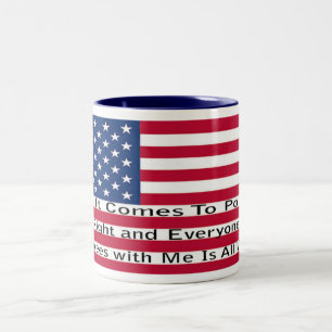 Tasse 2 Couleurs Quand Il S'Agit De Politique