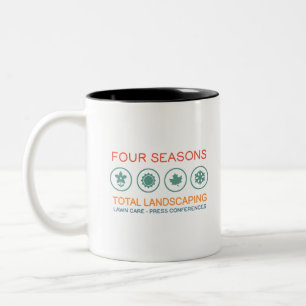 Tasse 2 Couleurs Quatre saisons - conférences de presse