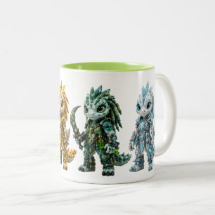 Tasse 2 Couleurs Quatuor de Guerriers Arcaniques Sigilkin