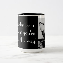 Tasse 2 Couleurs Que ce soit un Croissant...