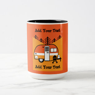 Tasse 2 Couleurs Queen of the Camper - Drôle Camping RV