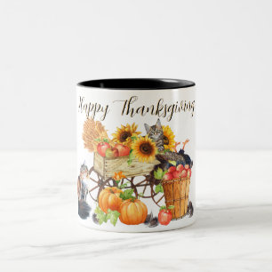 Tasse 2 Couleurs Quelle Turquie ? Chats innocents, Bon thanksgiving