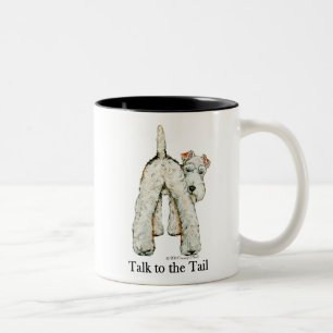 Tasse 2 Couleurs Queue de Fox Terrier de fil
