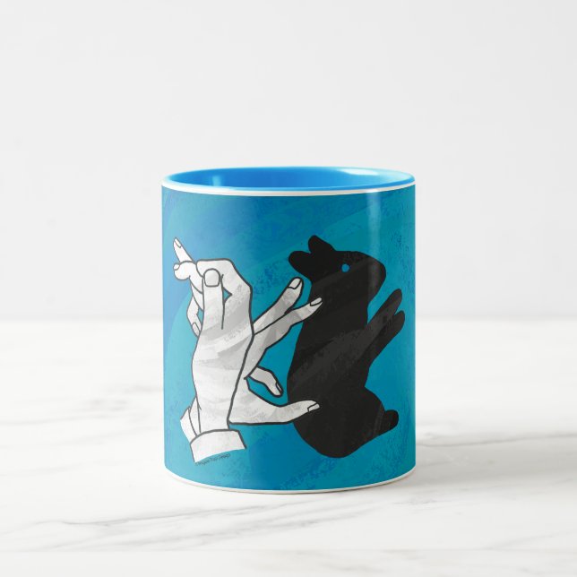 Tasse 2 Couleurs Rabat Ombre Sur Bleu (Centre)