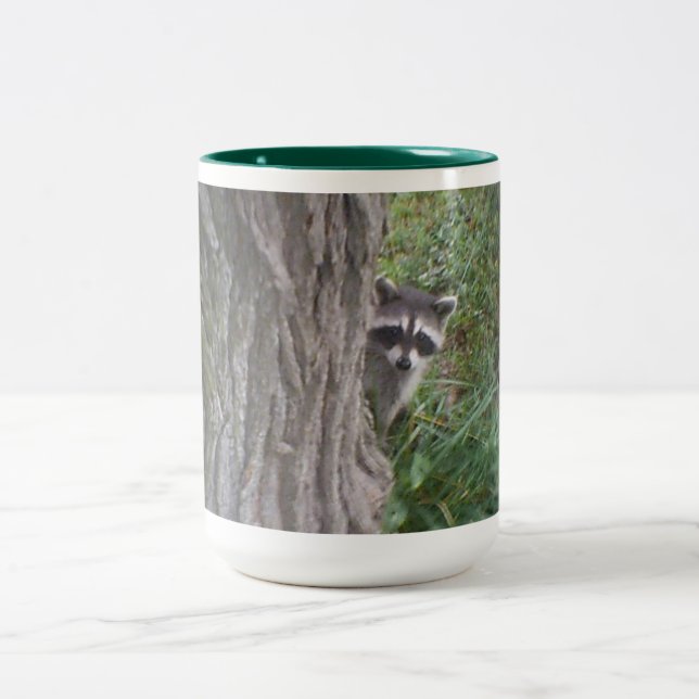 Tasse 2 Couleurs Raccoon (Centre)