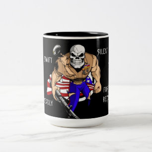 TASSE 2 COULEURS RACCORD DE SILENCE ET DE FORCE MORTE