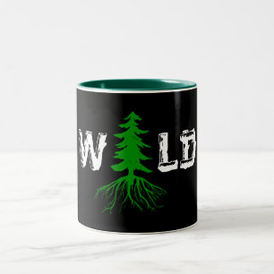 Tasse 2 Couleurs Racines sauvages en plein air