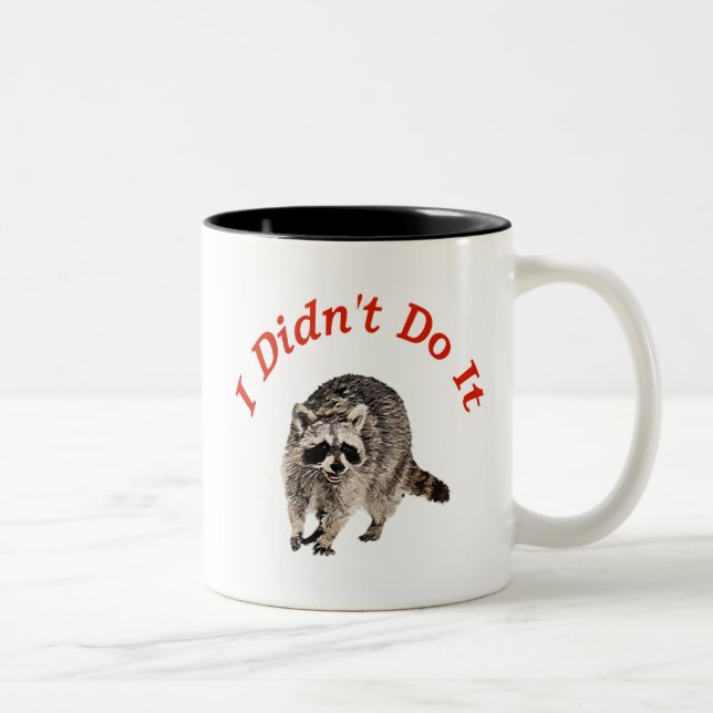 Tasse 2 Couleurs Racoon (Droit)