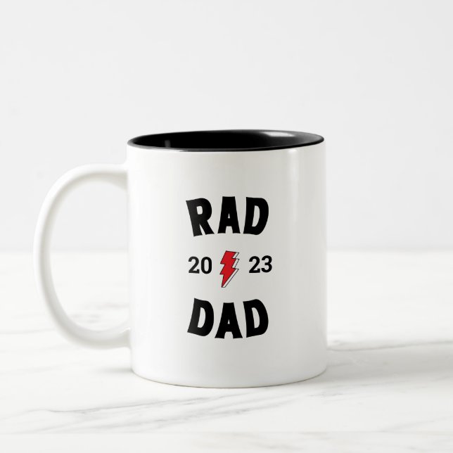 Tasse 2 Couleurs Rad Papa établi (Gauche)